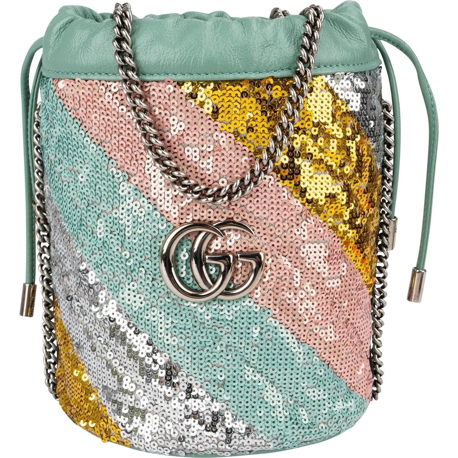GG Marmont Bucket leather crossbody bag