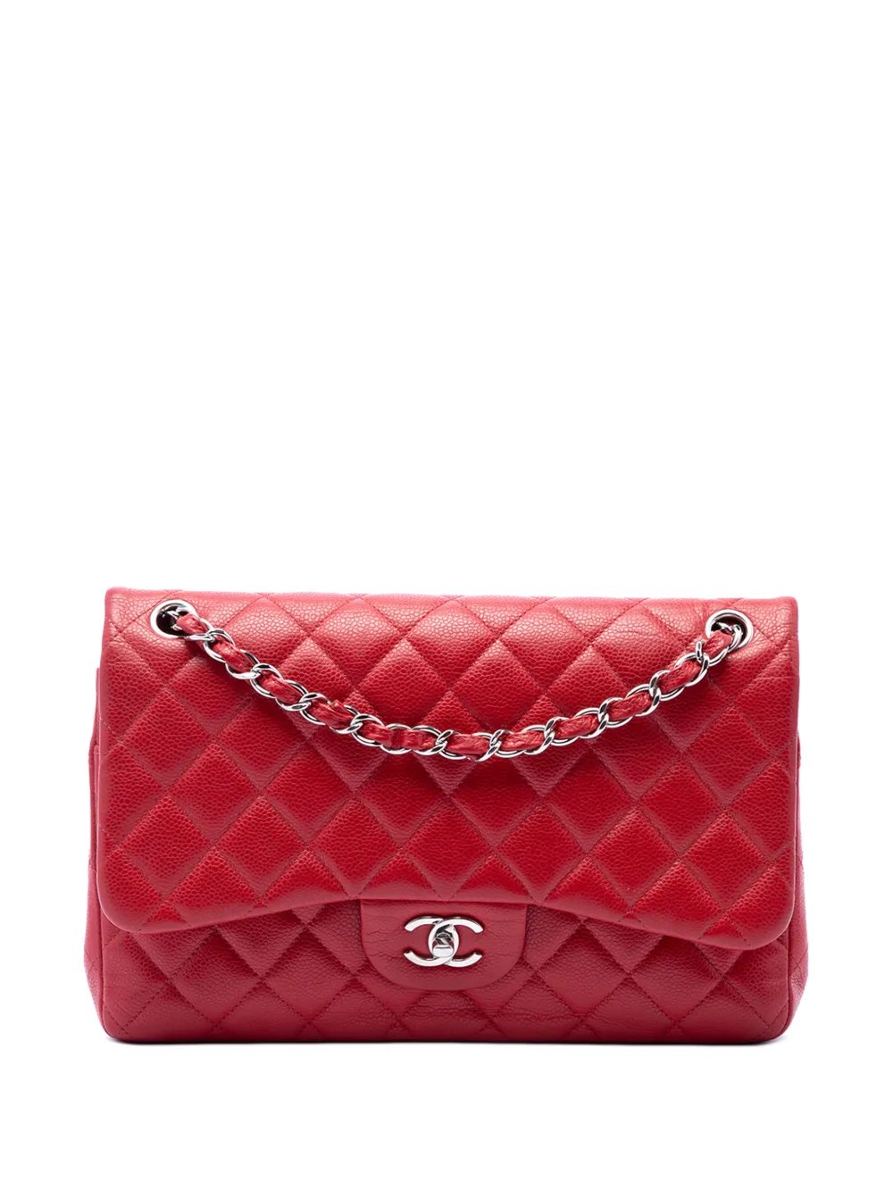 2014 Jumbo Classic Caviar Double Flap shoulder bag
