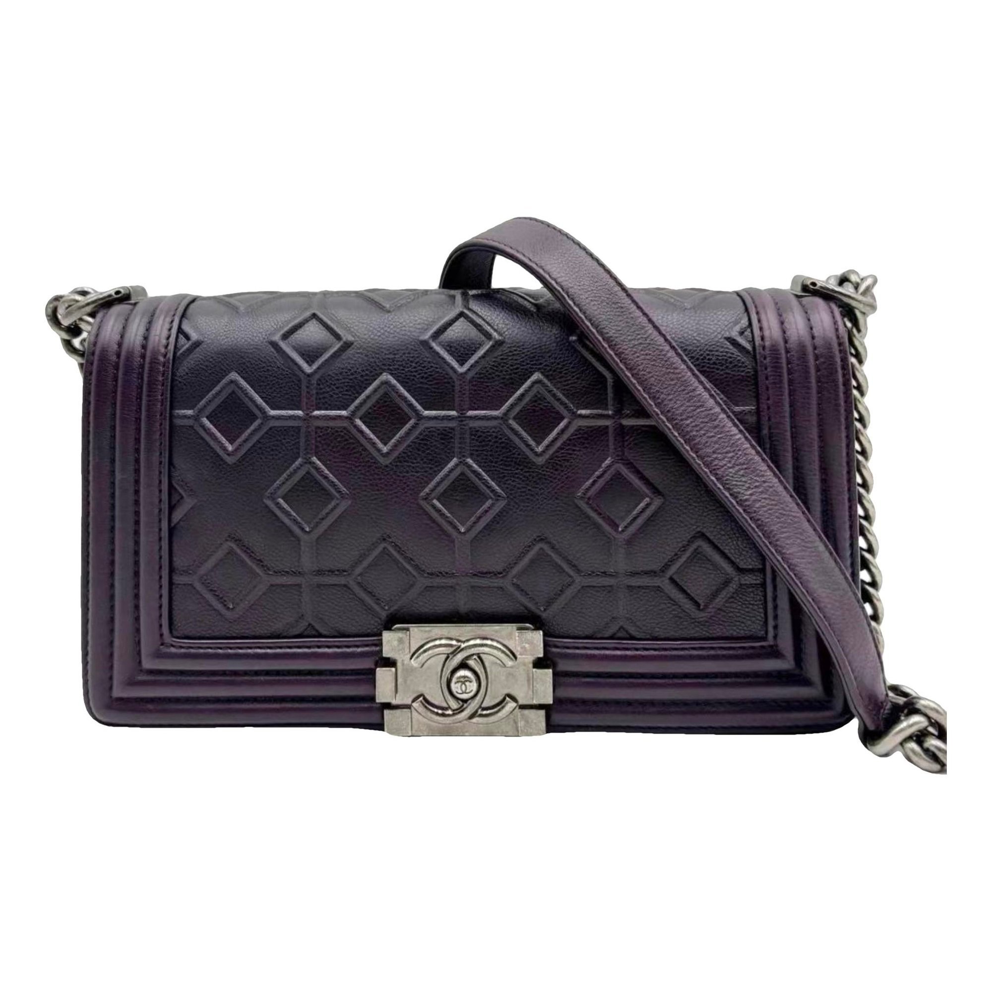 Boy leather crossbody bag