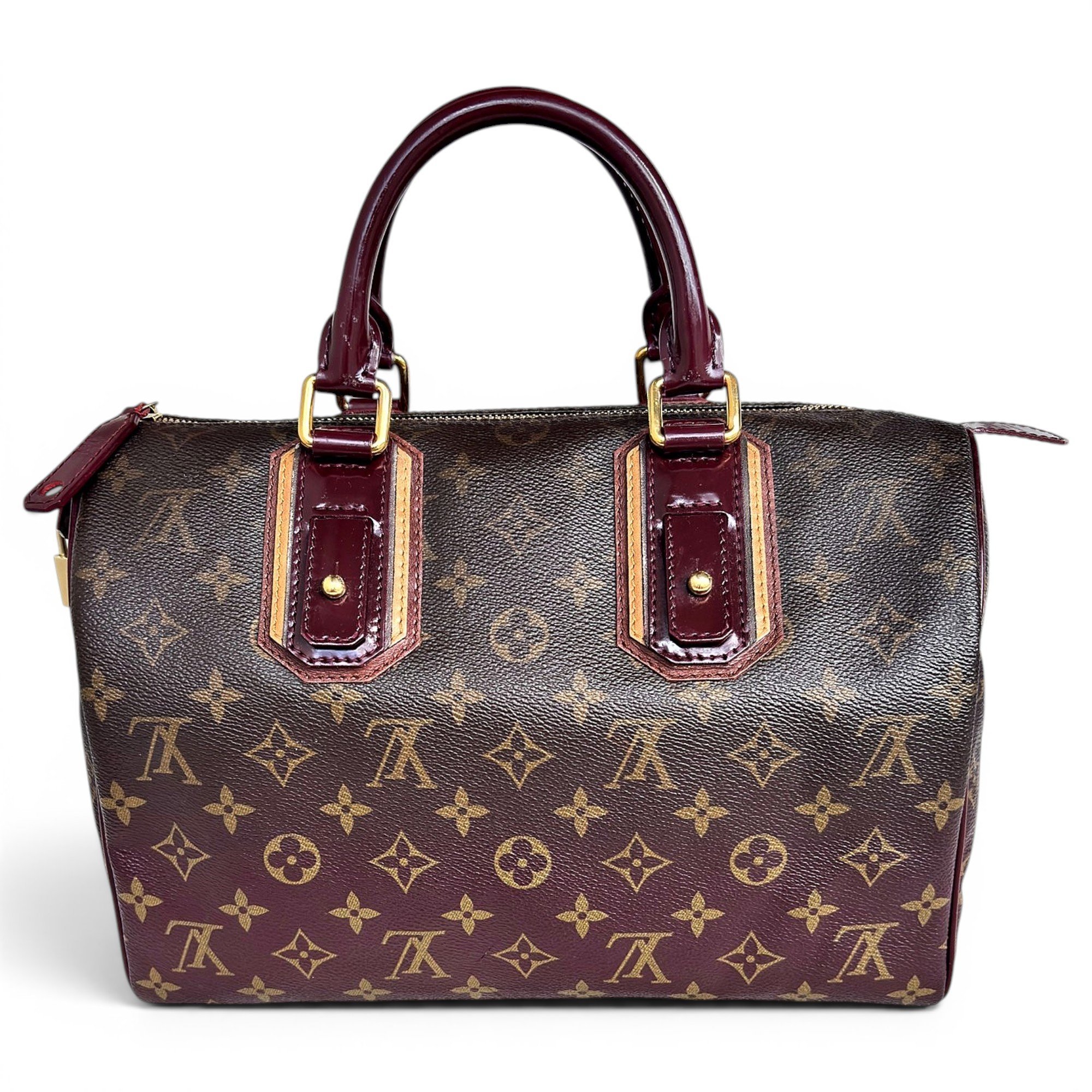 Speedy leather handbag