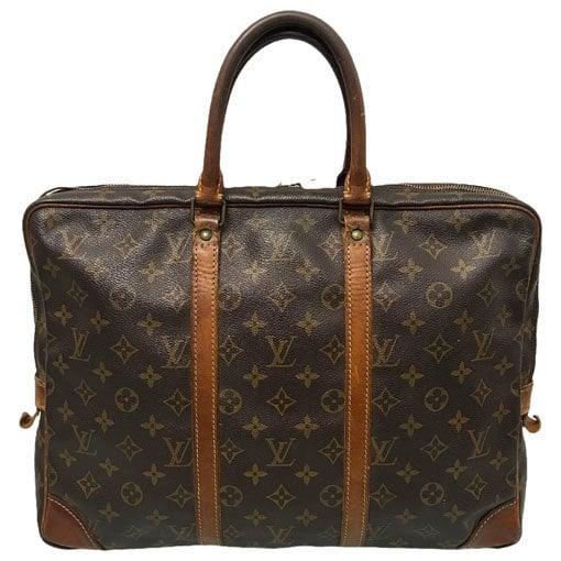 Porte Documents Voyage leather handbag