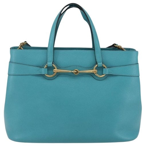 Bright Bit leather tote
