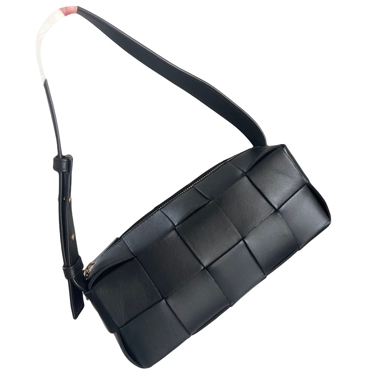 Cassette leather handbag