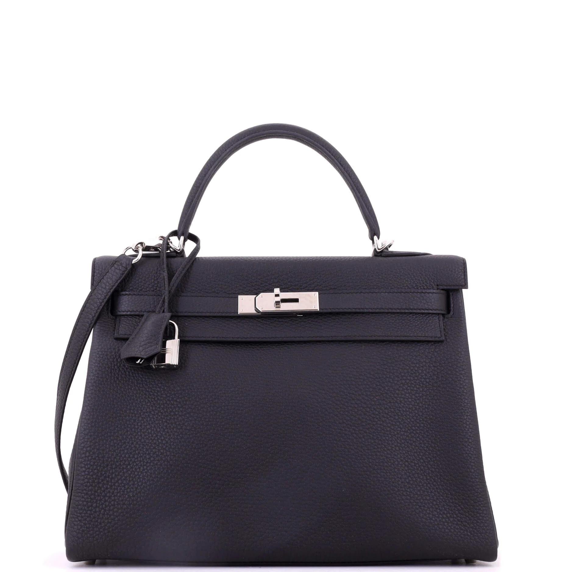 Kelly 32 leather handbag