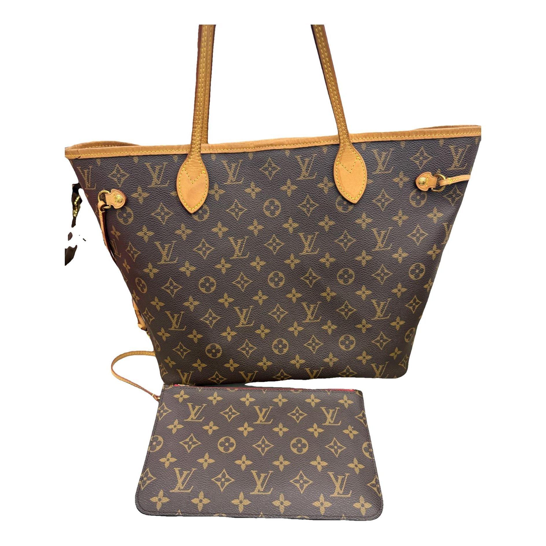 Neverfull leather bag