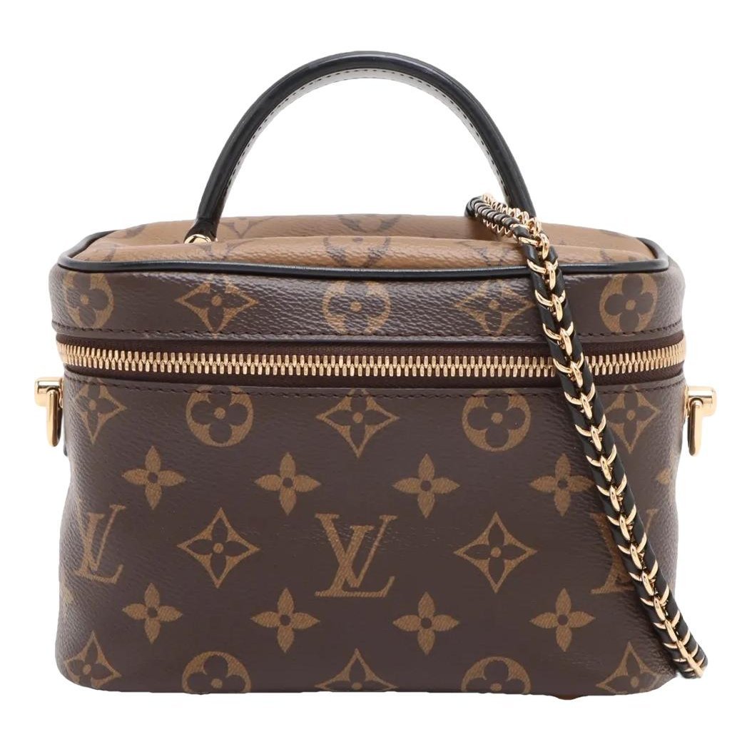 Vanity leather handbag