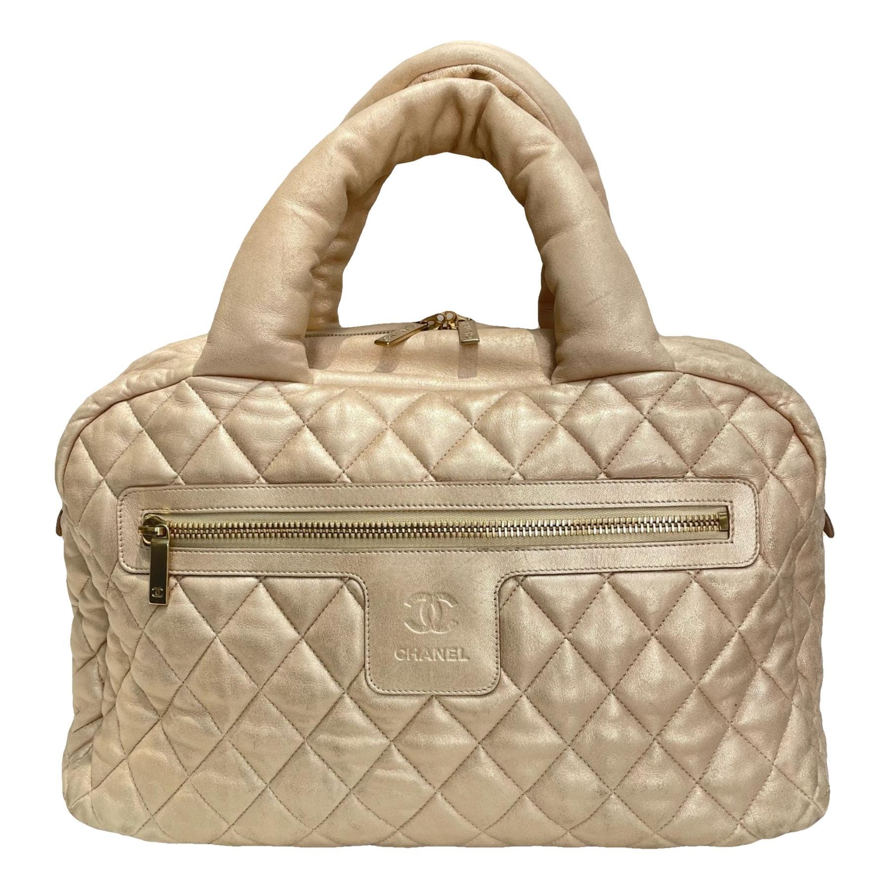 Cocoon leather handbag