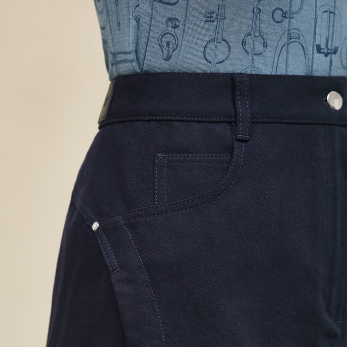 Bleu Noir Equestrian Miniskirt