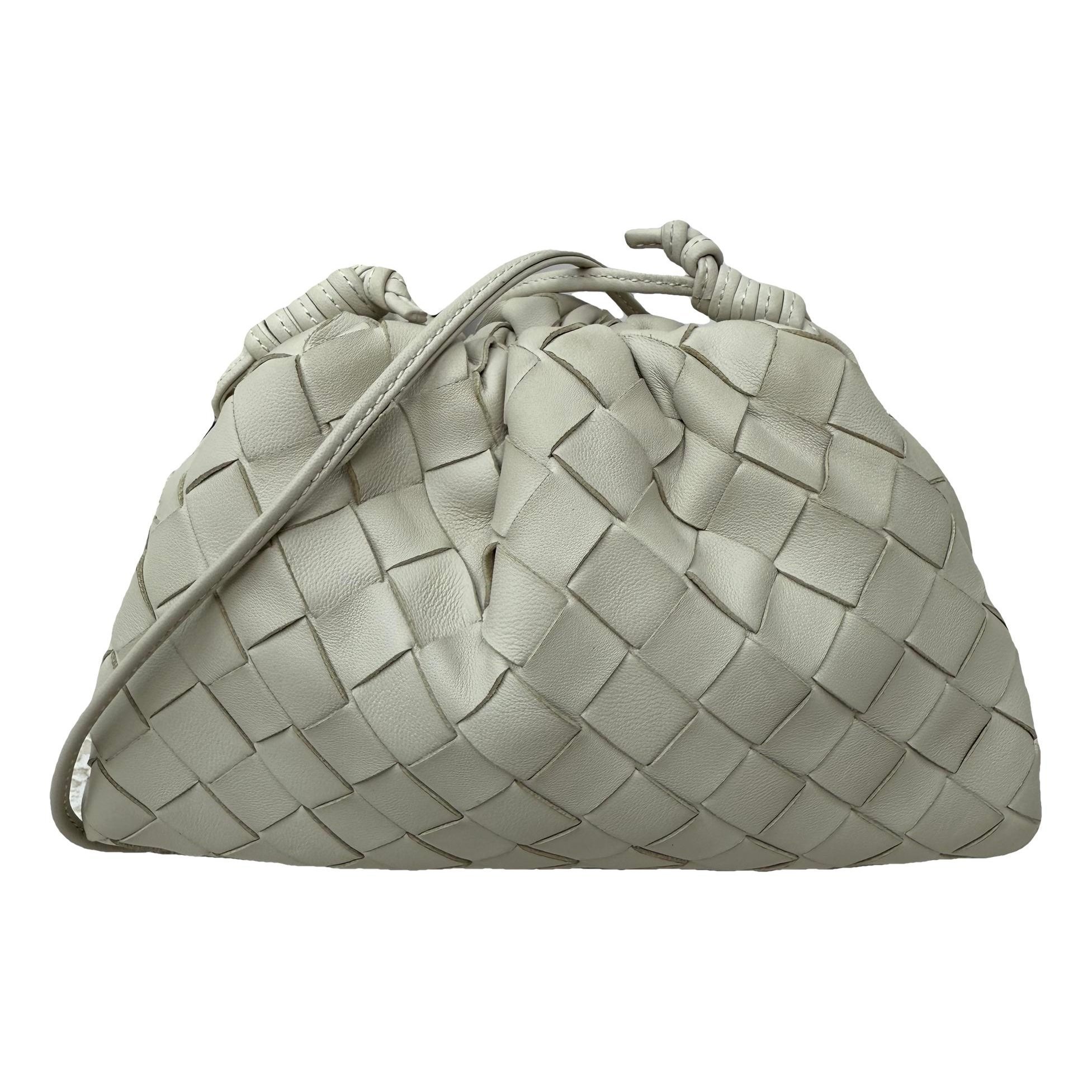 Pouch leather handbag