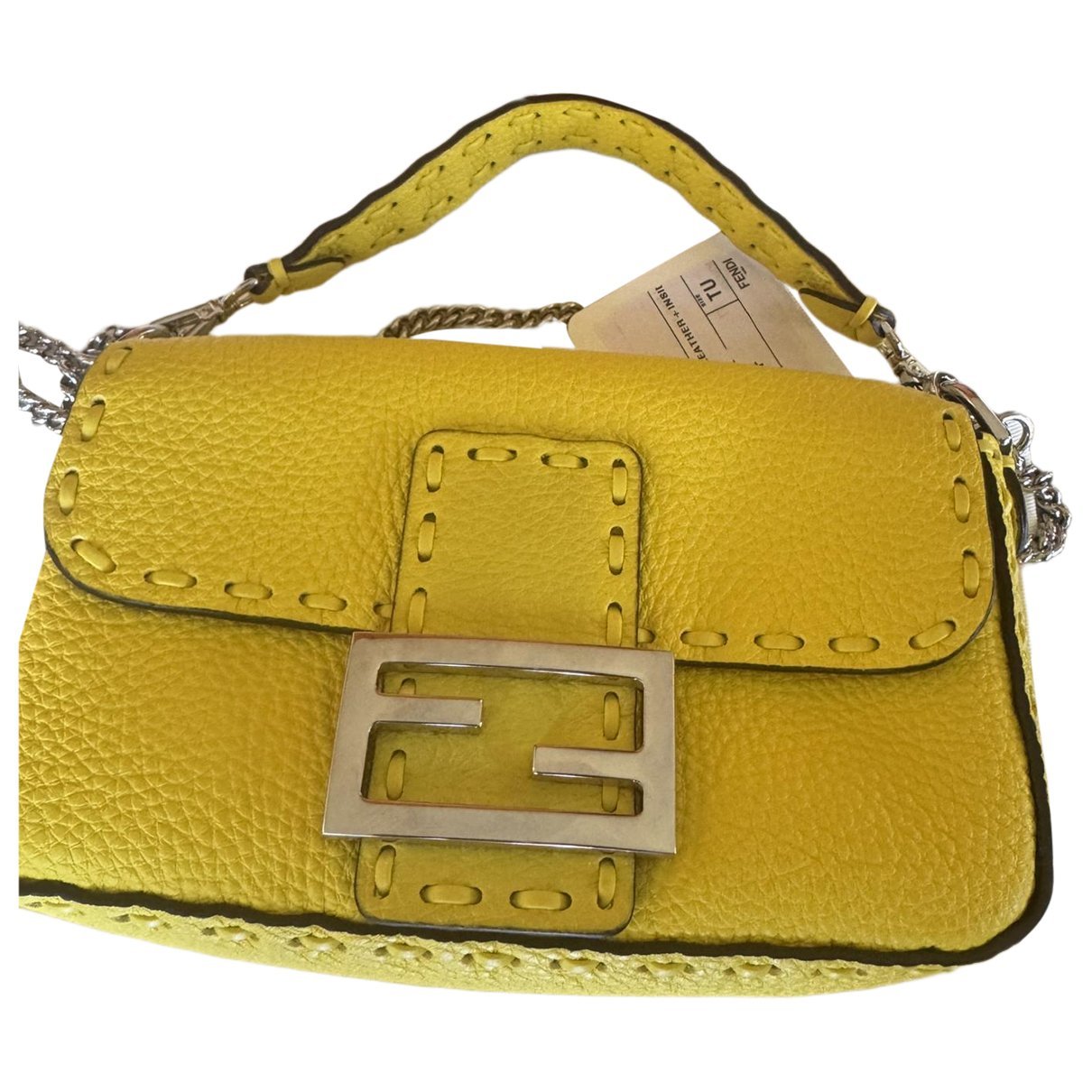 Baguette leather mini bag