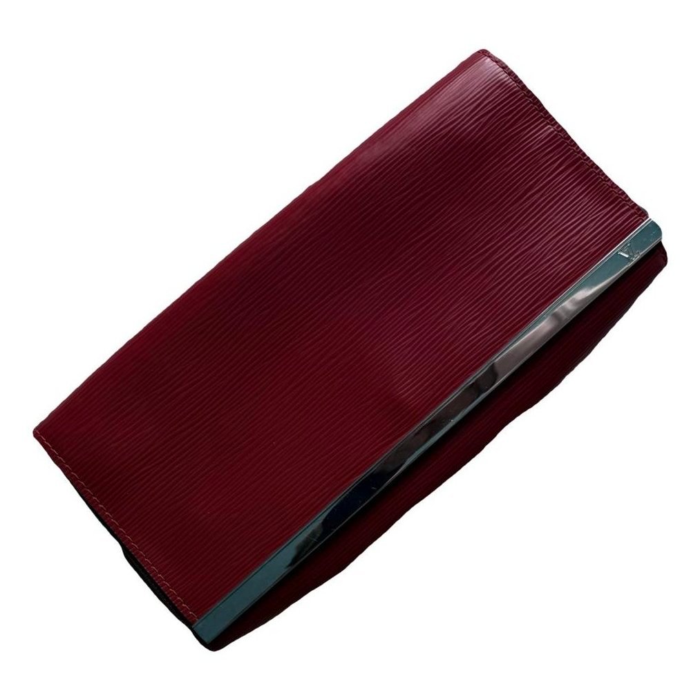 Sevigné leather clutch bag