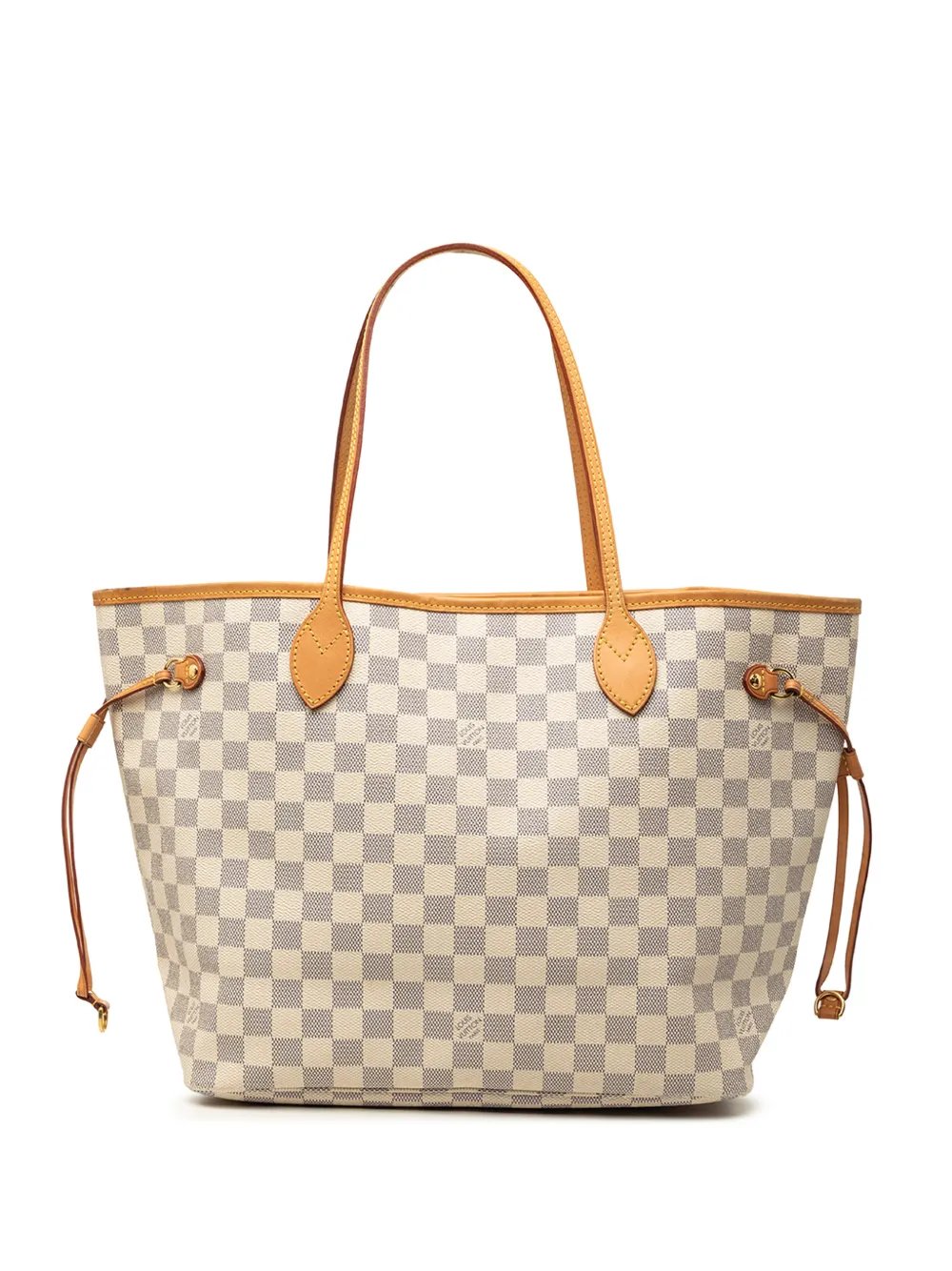 2014 Damier Azur Neverfull MM tote bag