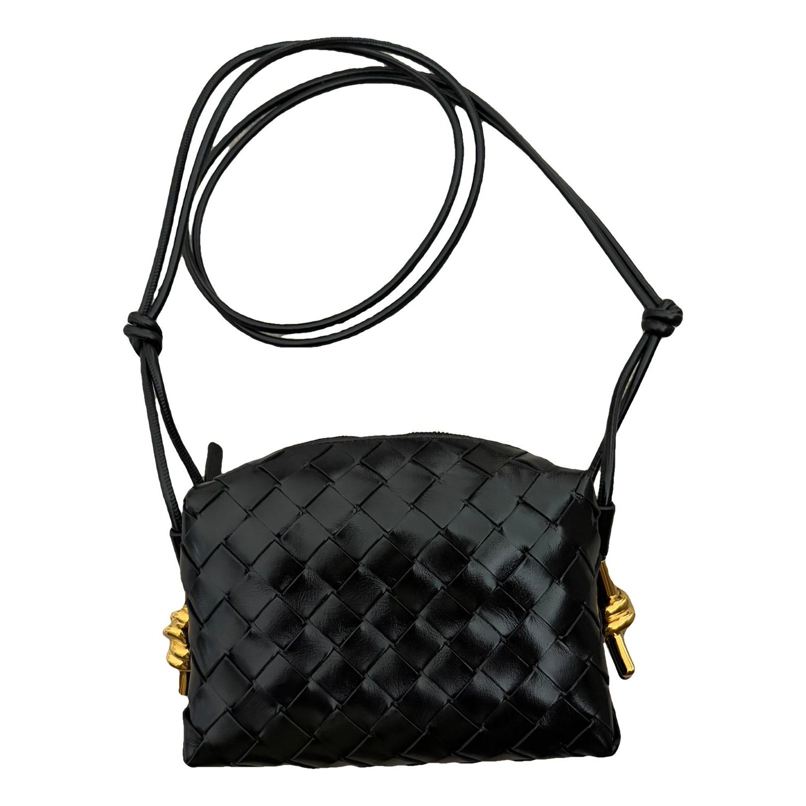 Loop leather crossbody bag