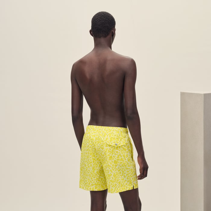 Jonquille "Calligraphie Equestre" Swim Trunks