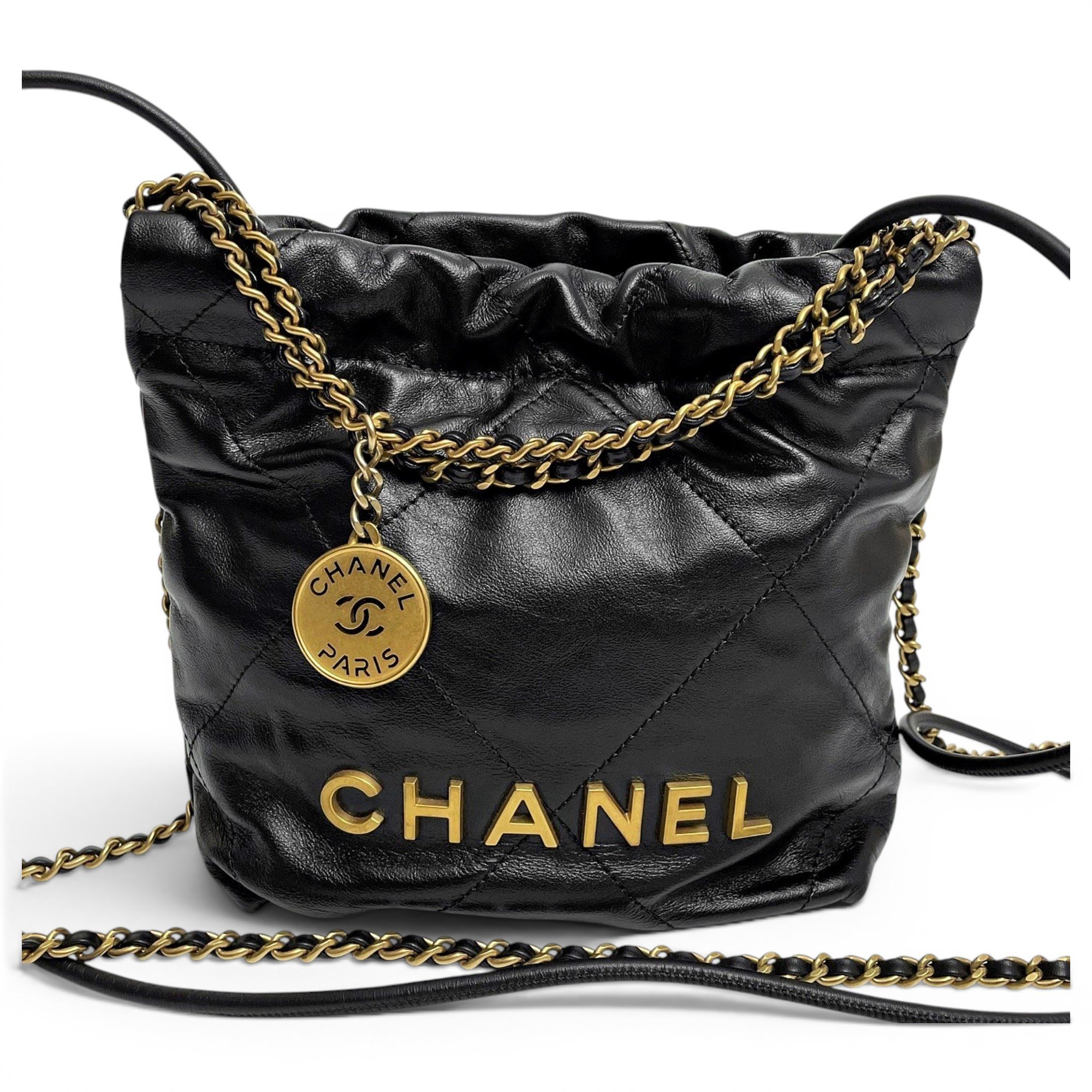 Chanel 22 leather crossbody bag