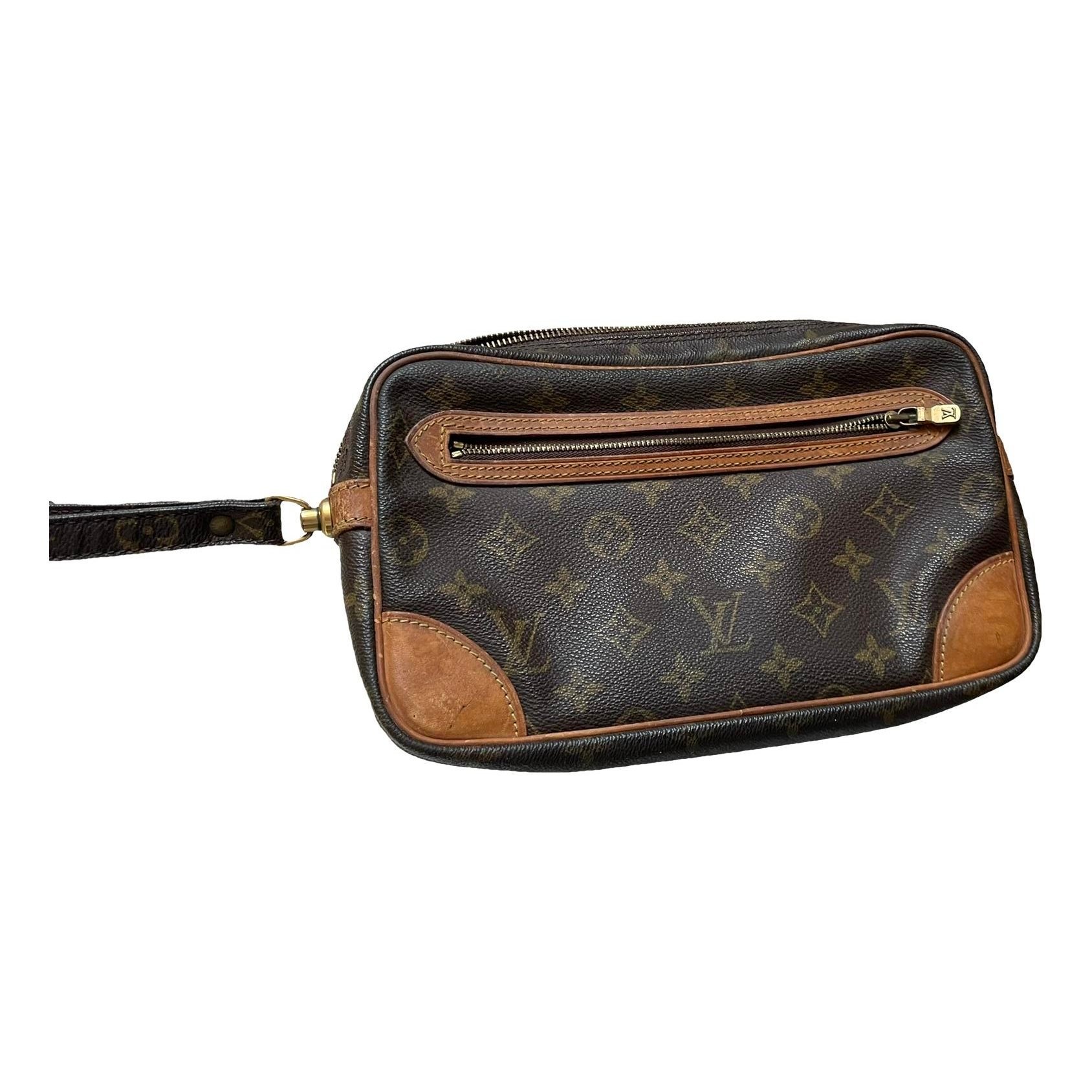 Marly Dragonne leather clutch bag