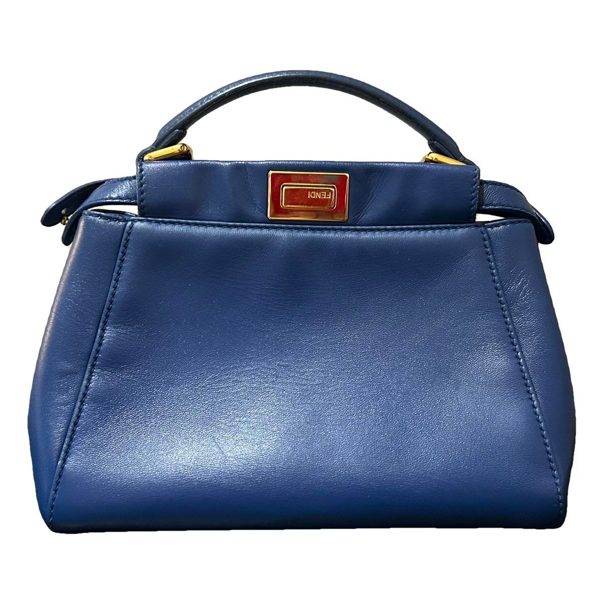Peekaboo leather handbag
