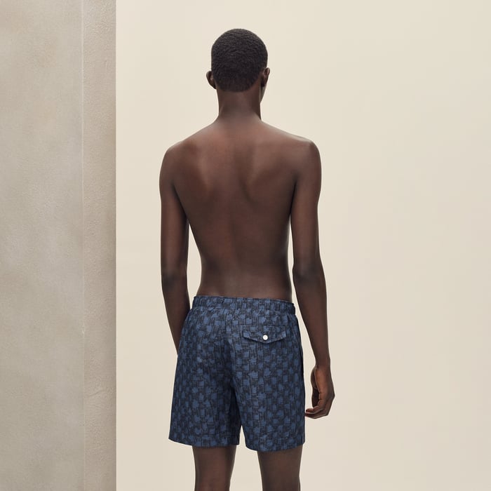 Marine "H Cut Remix" Swim Trunks
