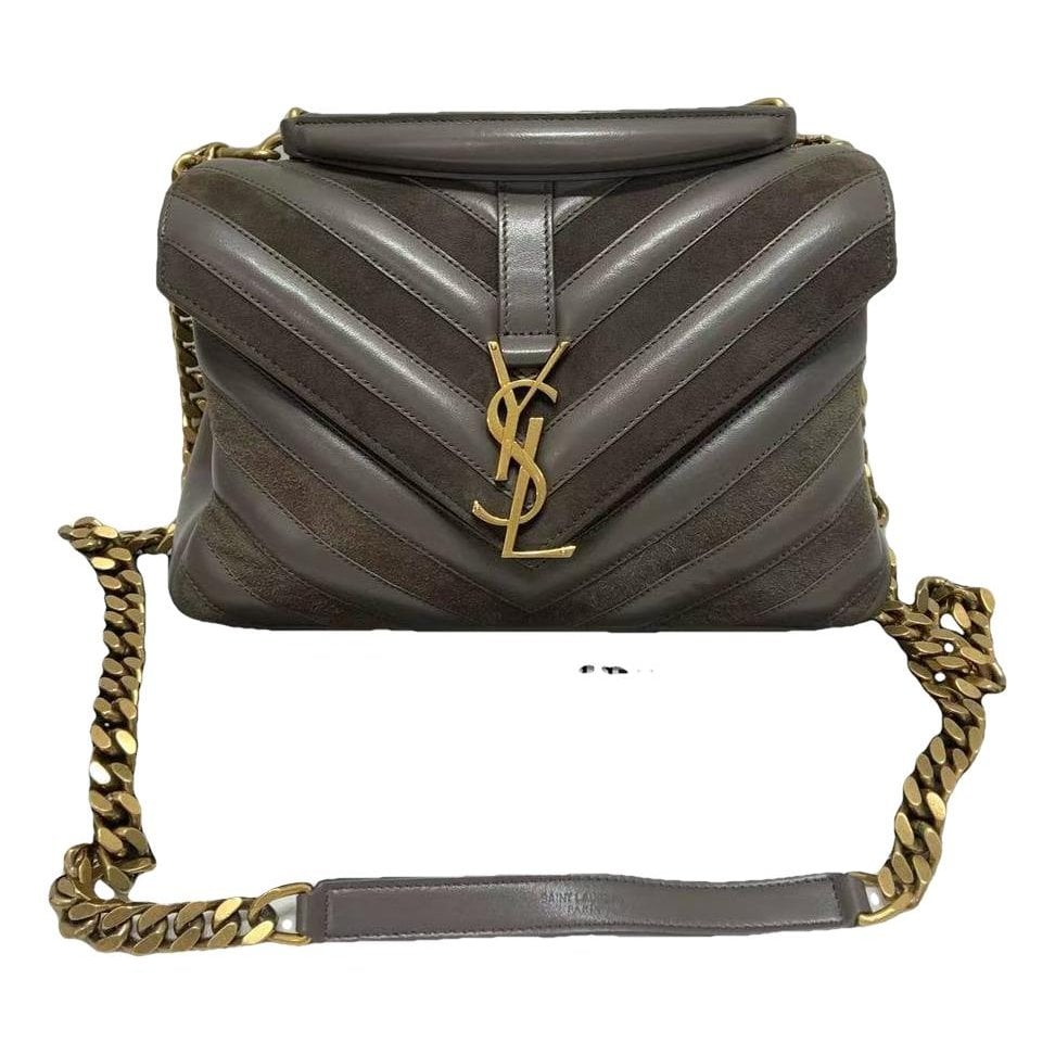 Collége monogramme leather handbag