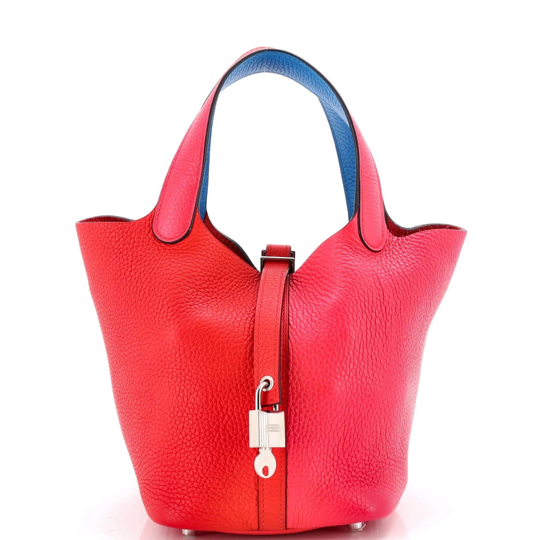 Picotin vegan leather handbag