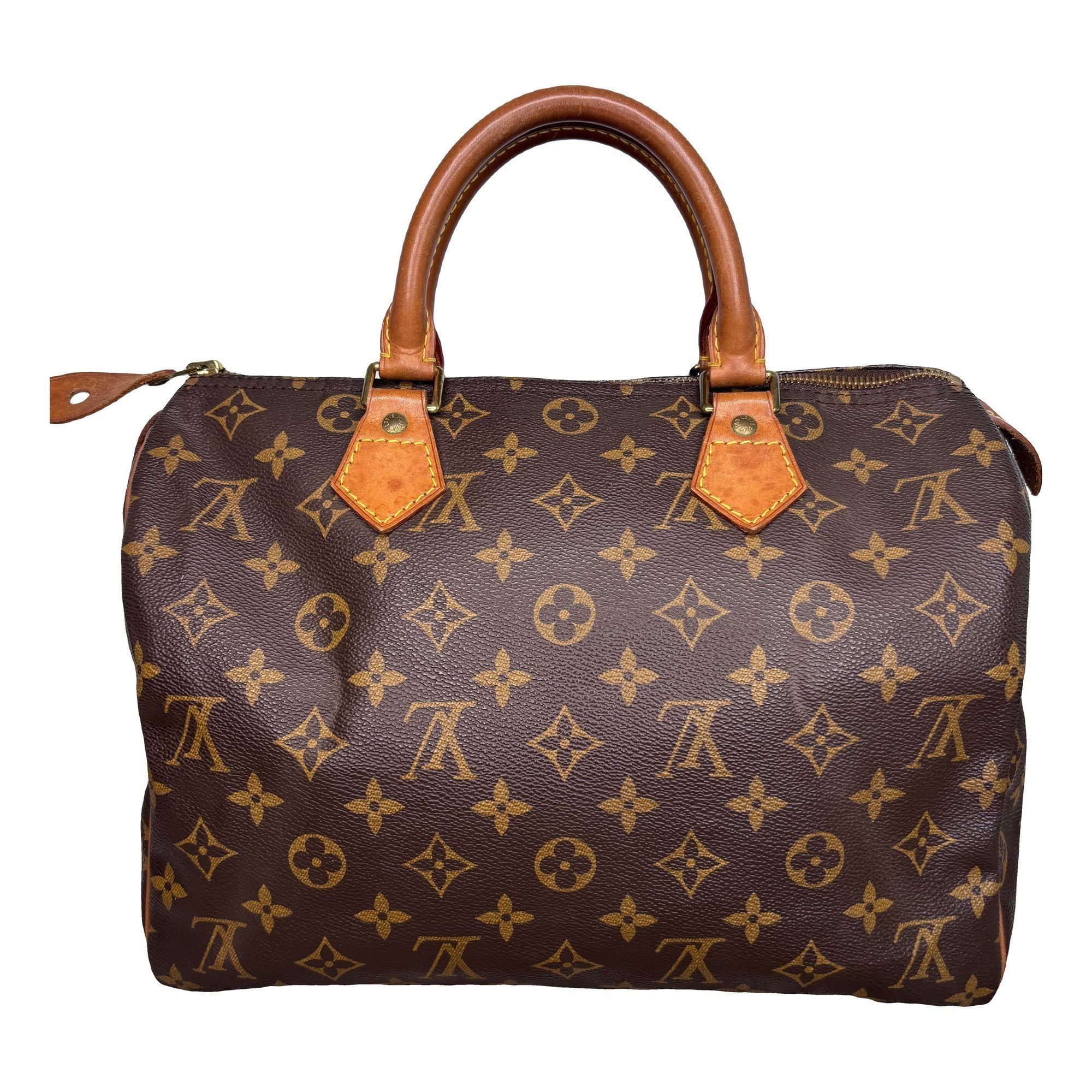 Speedy leather handbag