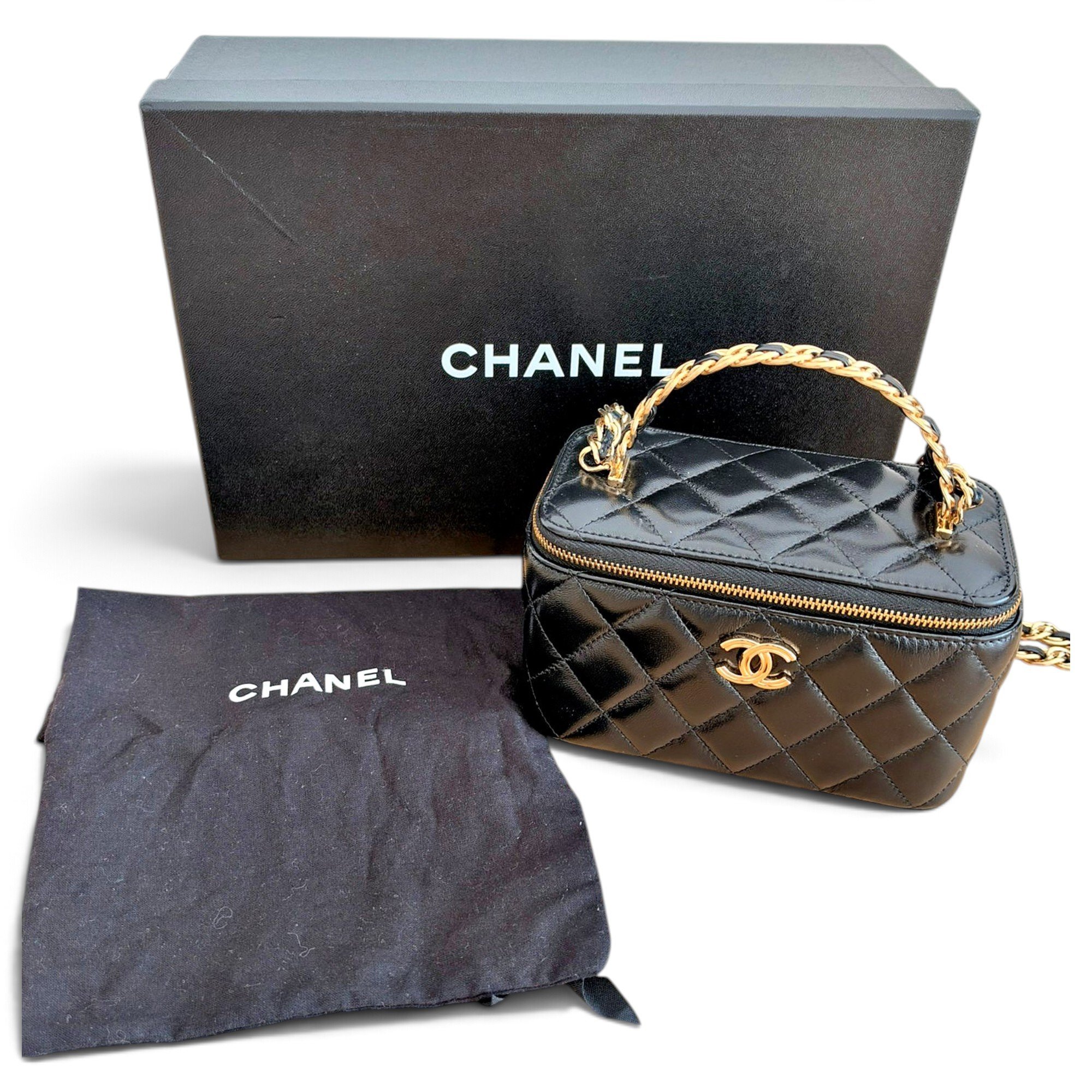 Vanity leather bag