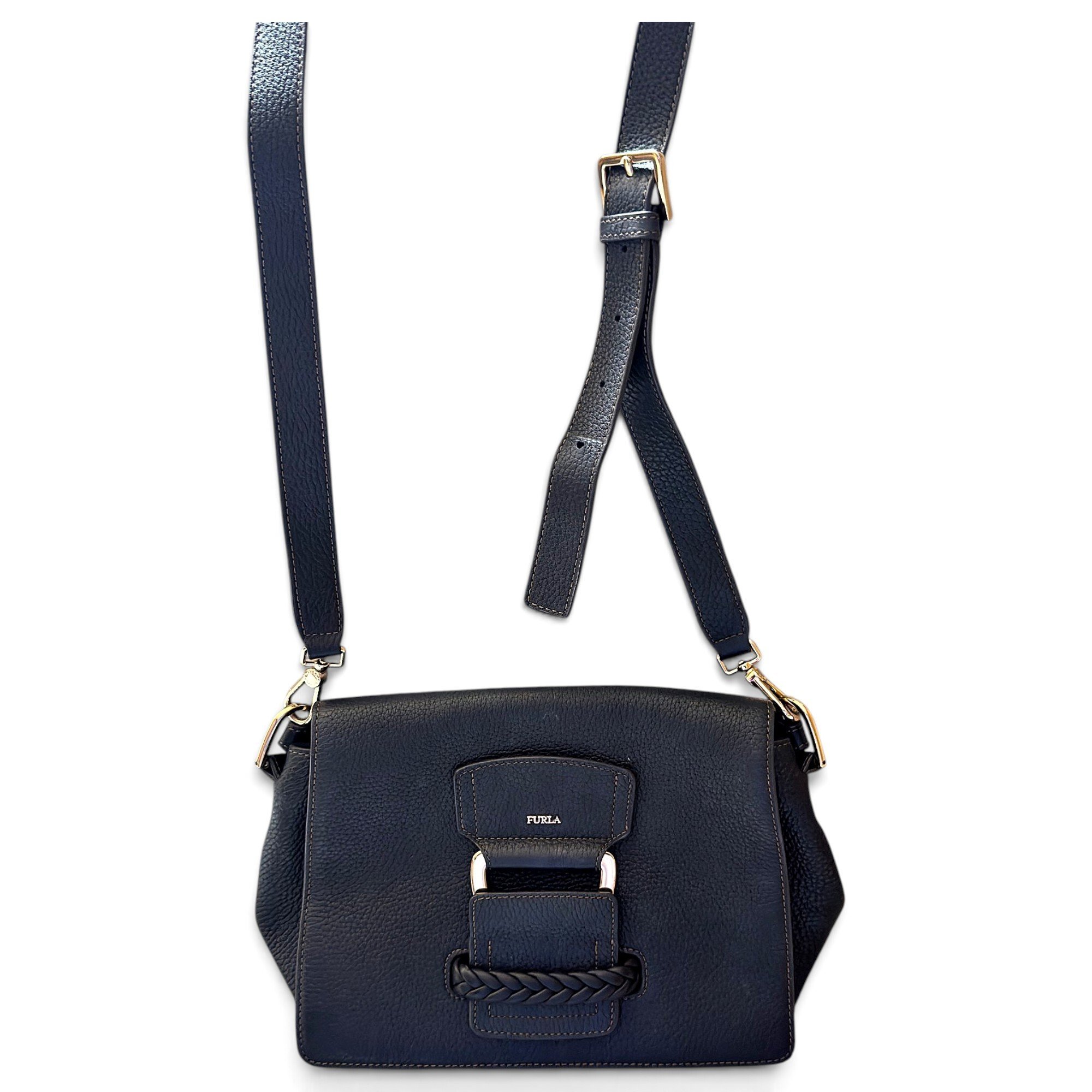 Leather crossbody bag
