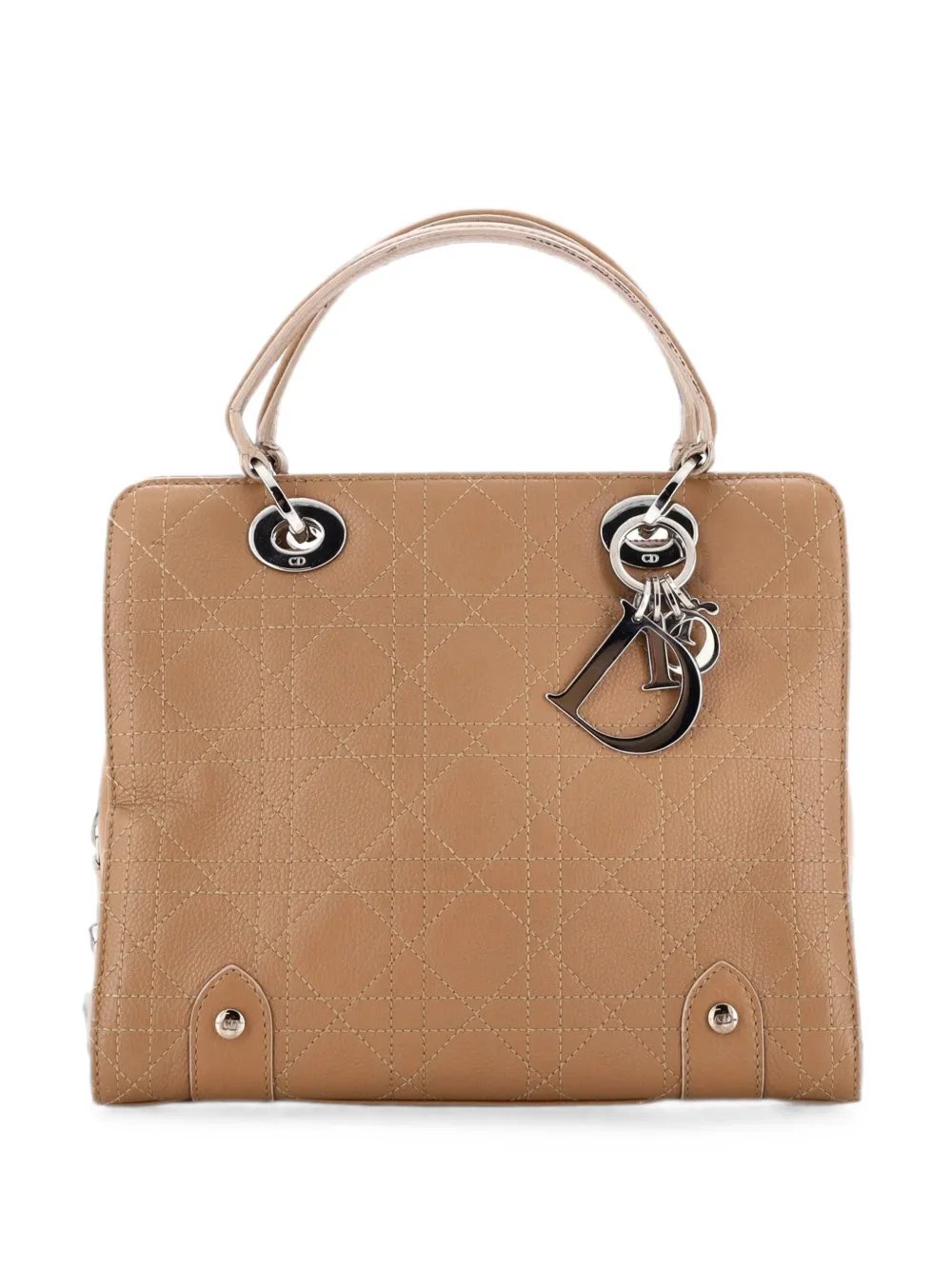 Dior Lady Dior Soft Zip Tote Cannage Stitch Leather Small satchel