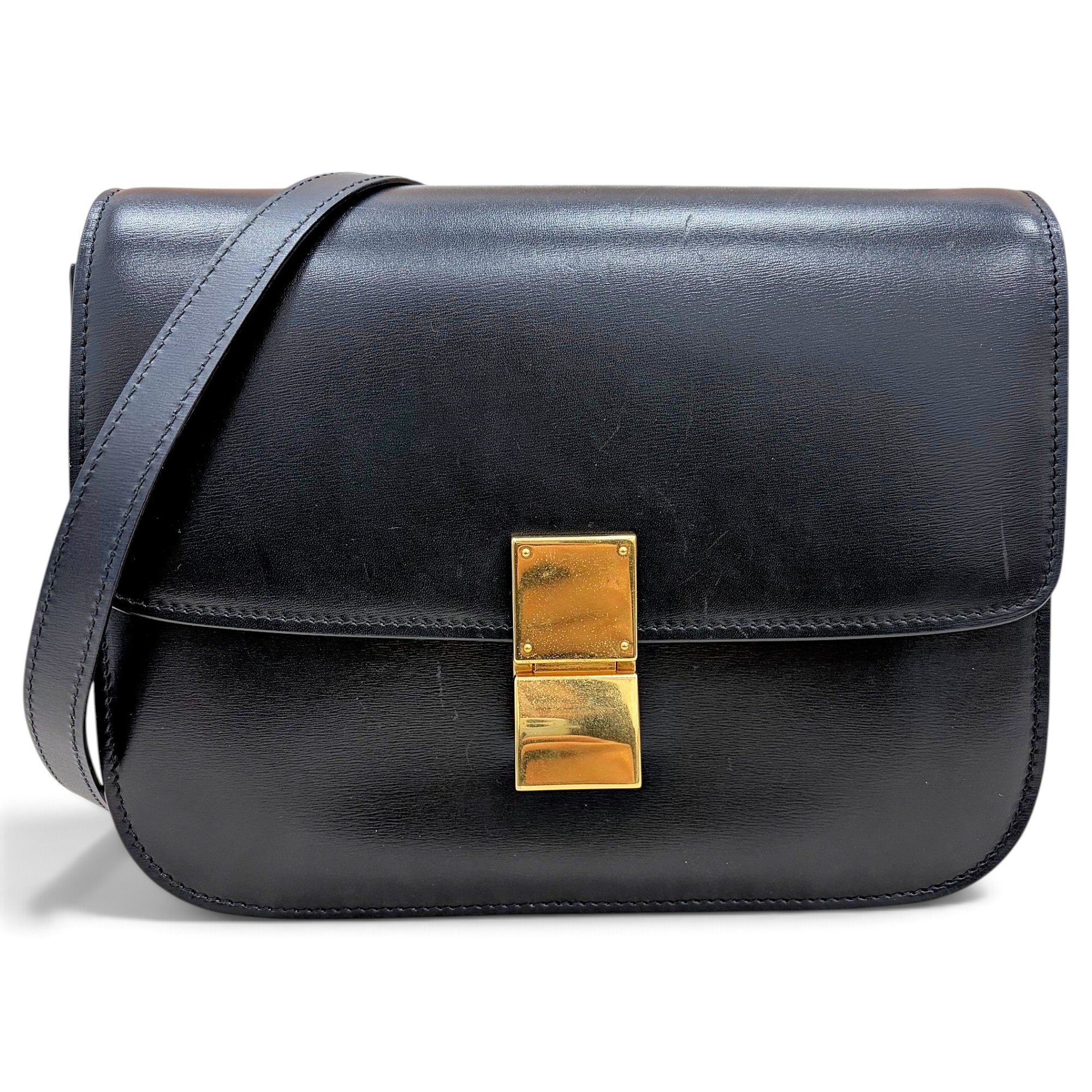 Classic leather handbag