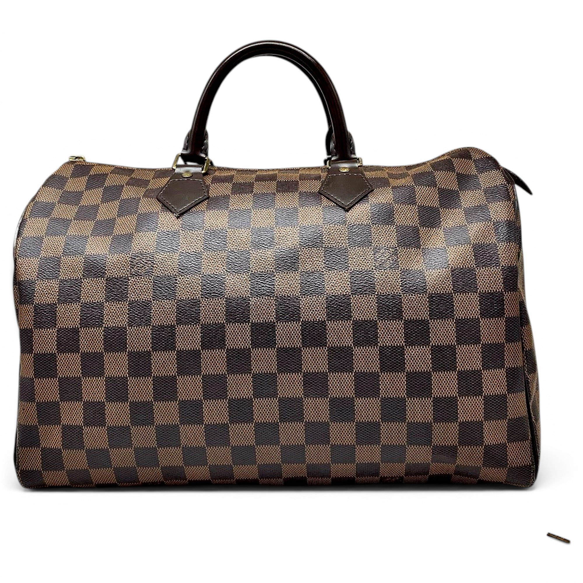 Leather bowling bag