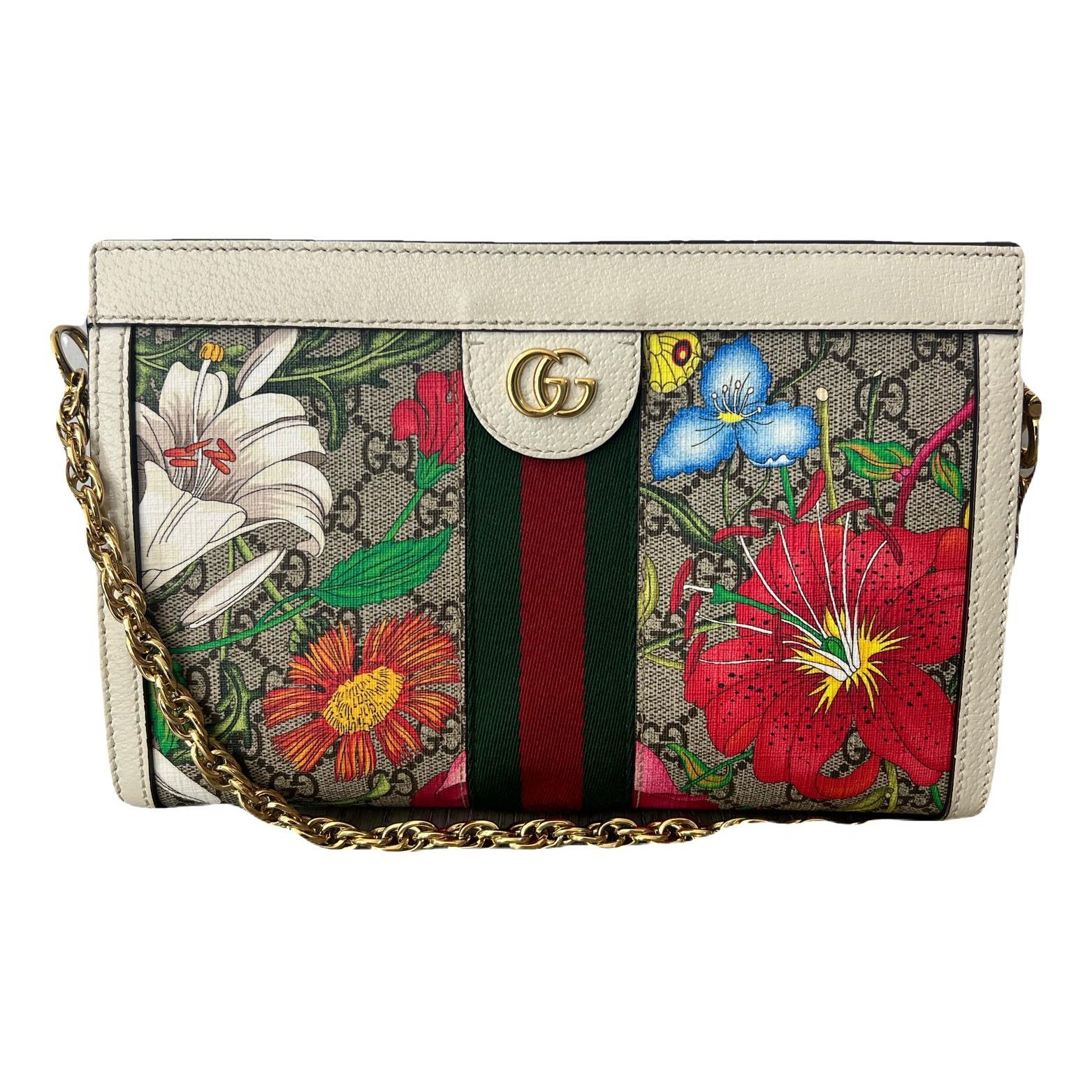 Ophidia Chain leather handbag