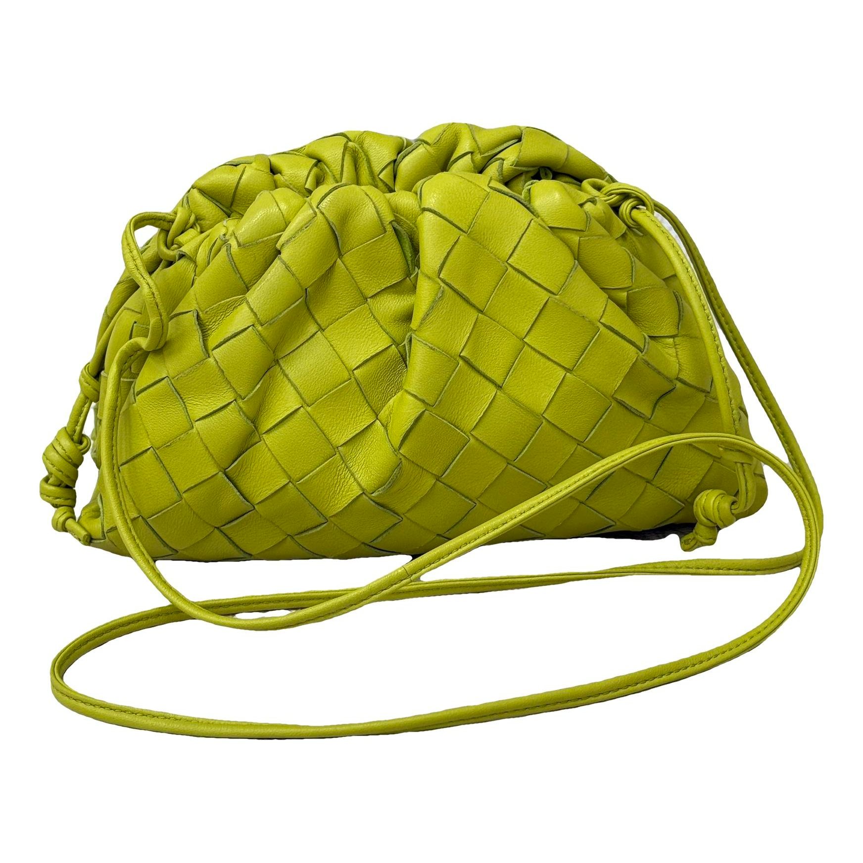 Pouch leather handbag