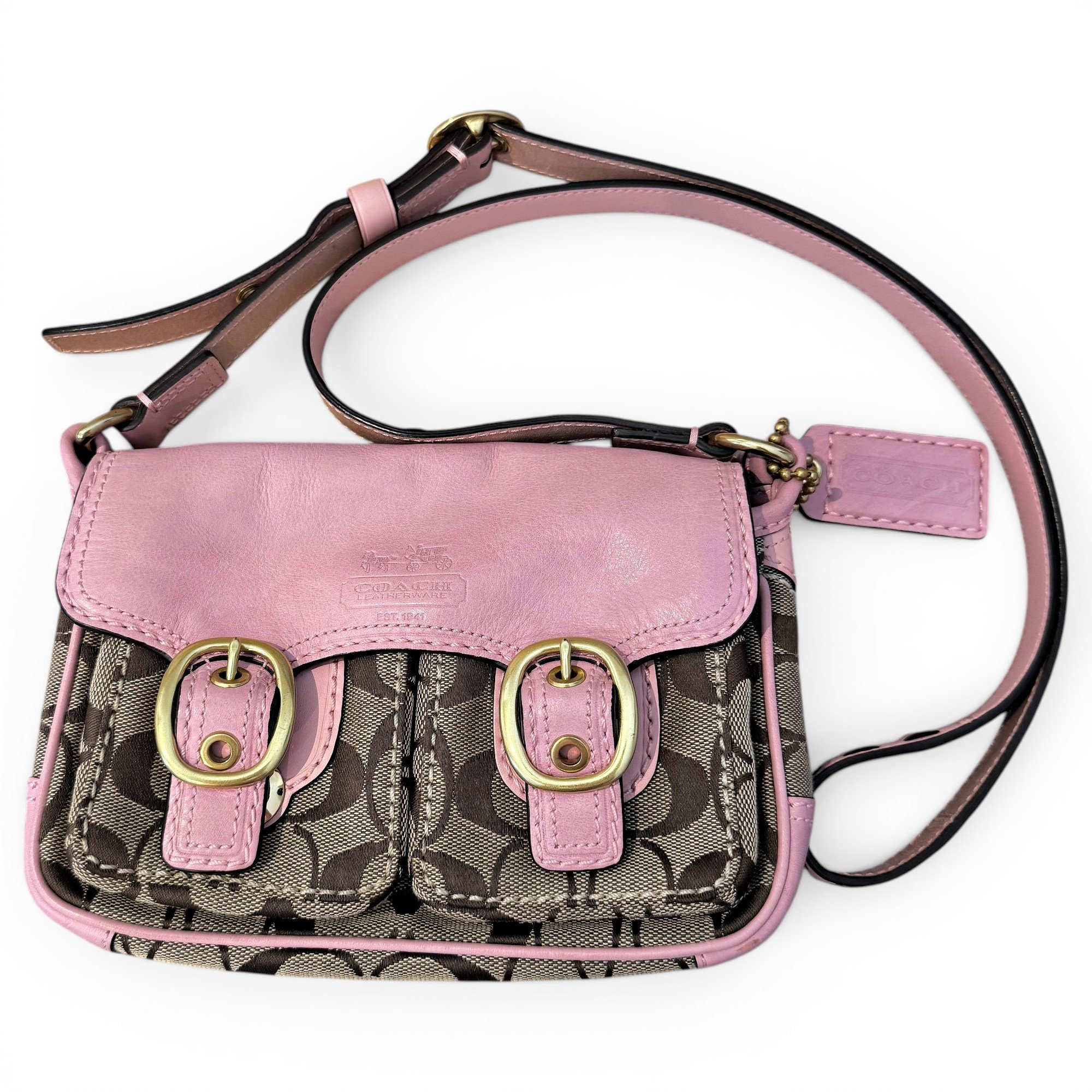 Signature Sufflette leather handbag