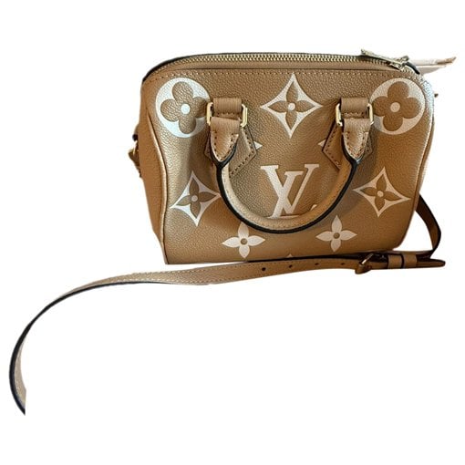 Nano Speedy / Mini HL leather handbag