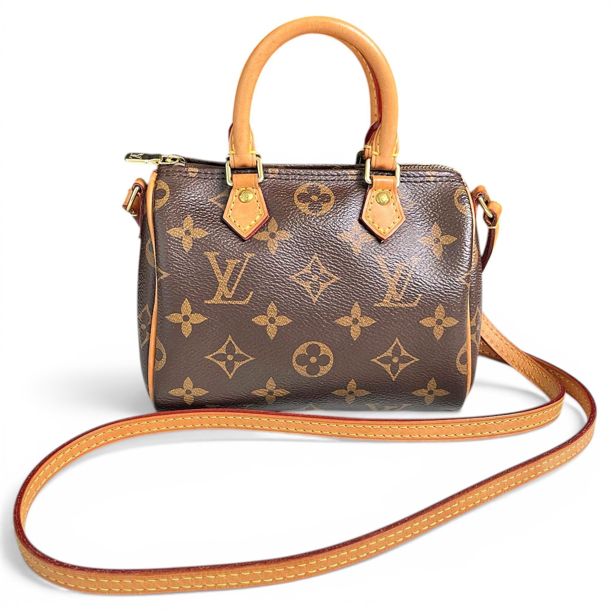 Speedy leather handbag