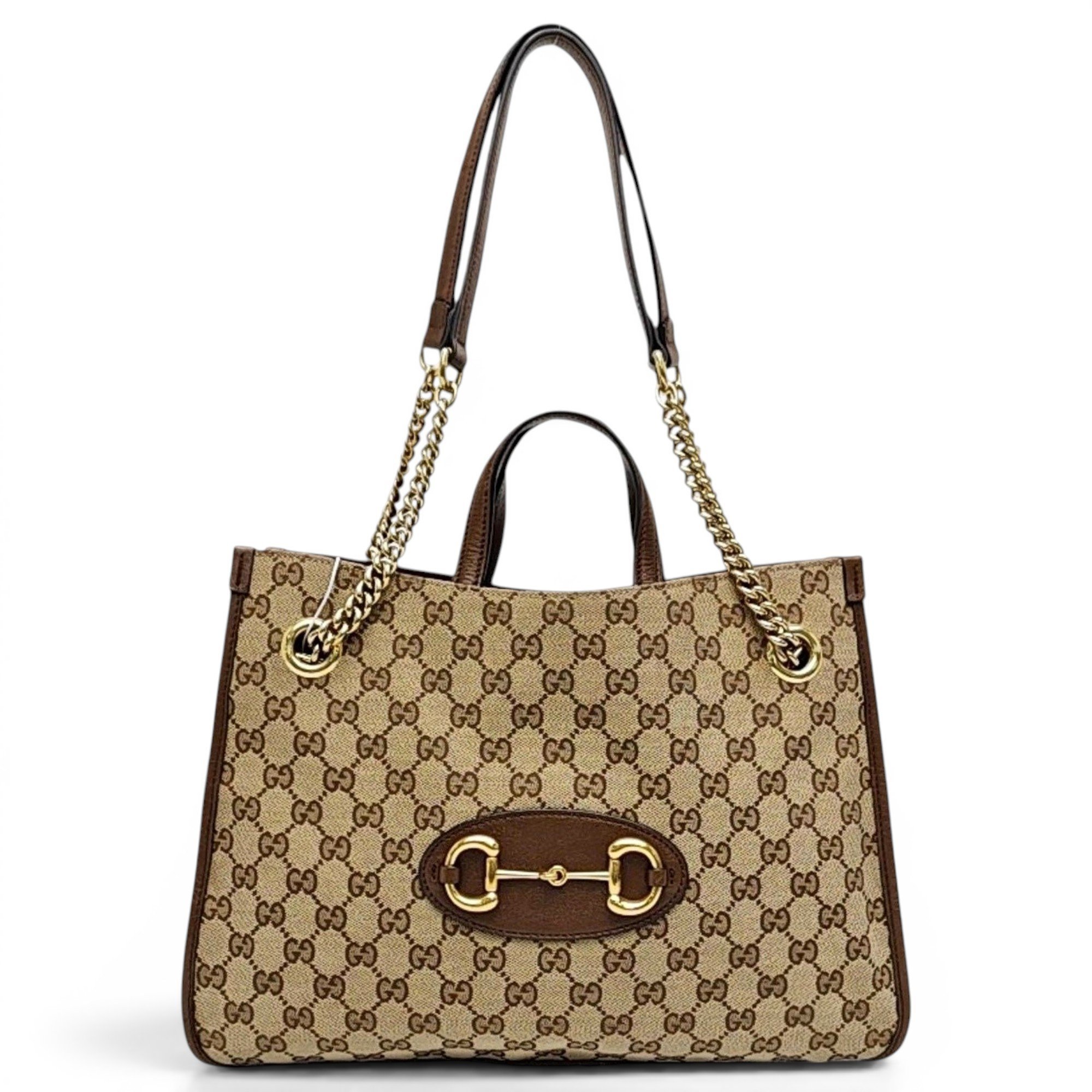 Handle Horsebit 1955 cloth handbag