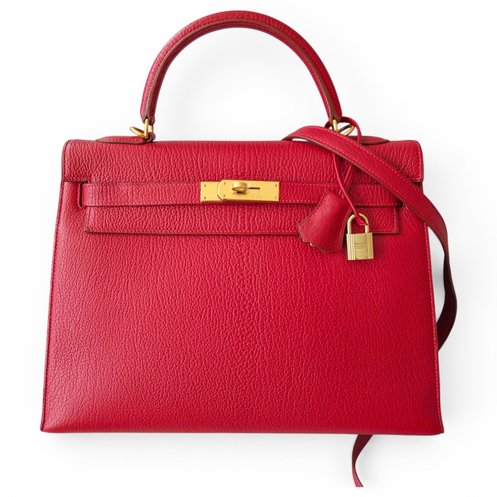 Kelly 32 leather handbag