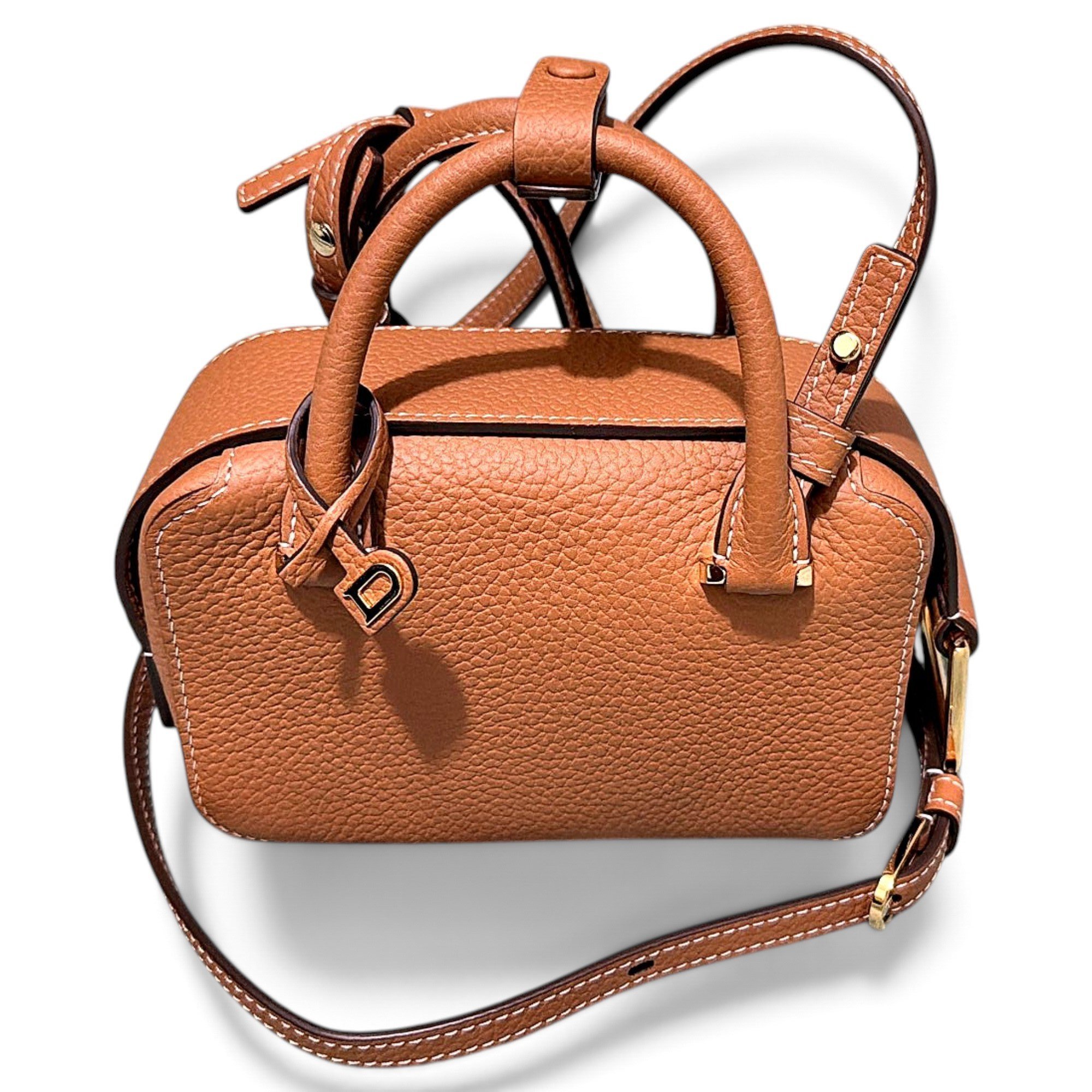 Cool Box leather crossbody bag