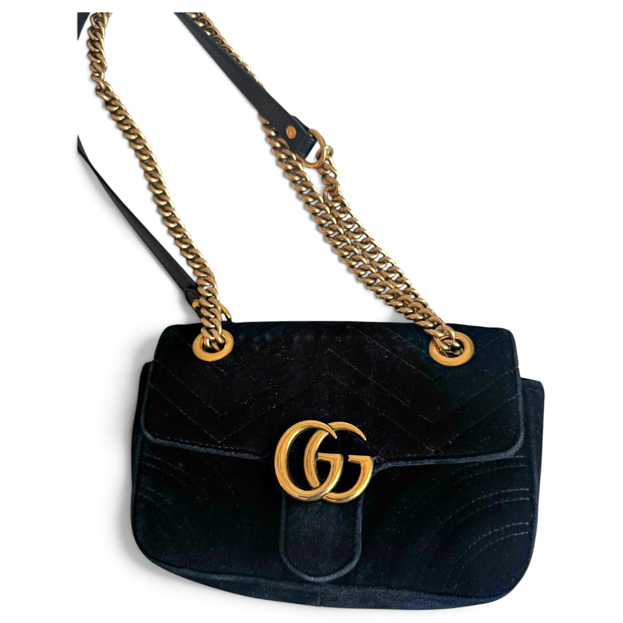 GG Marmont velvet handbag