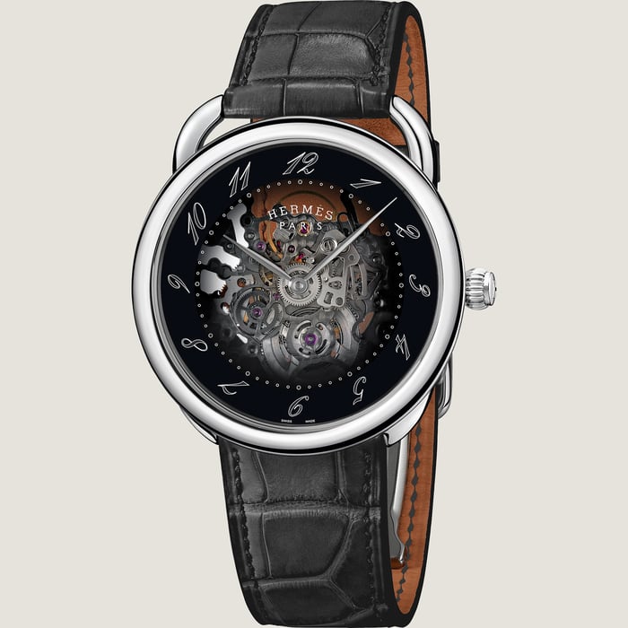 Sans Coloris Arceau Squelette Watch, 40 MM