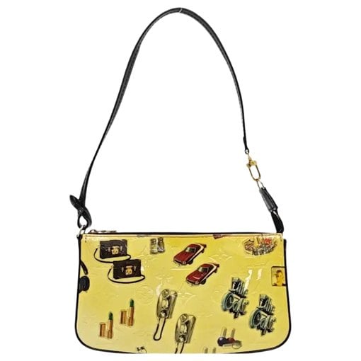 Louis Vuitton Maxi Multi Pochette Accessoires patent leather handbag