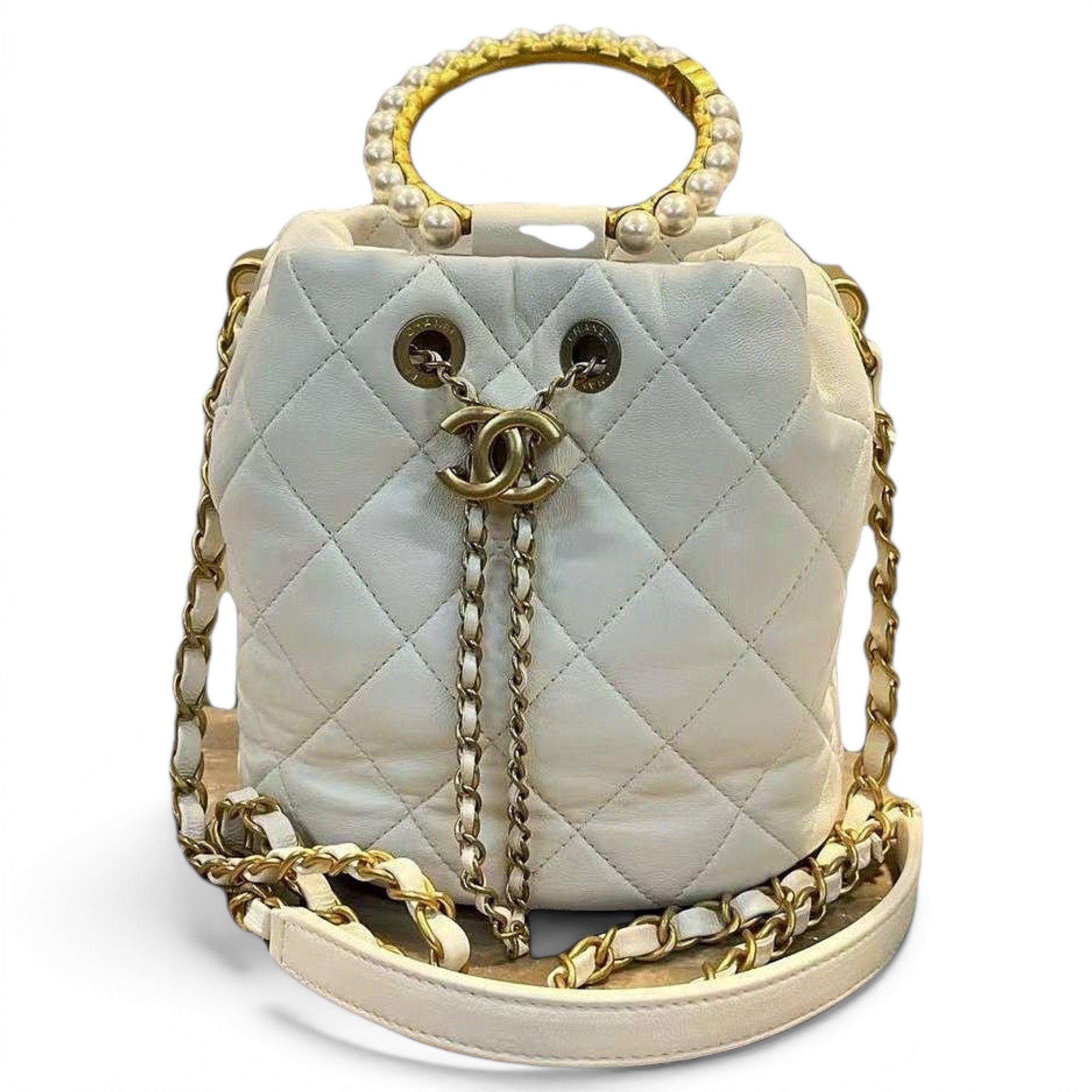 All About Chains leather handbag