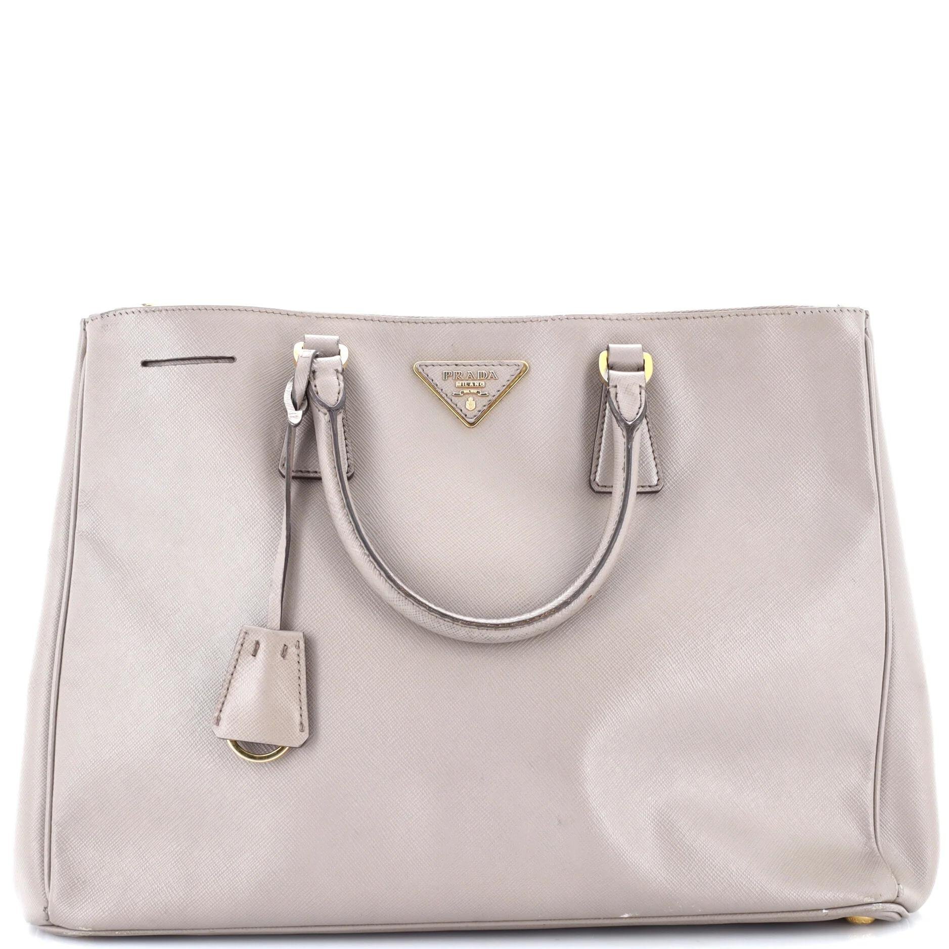 Leather tote