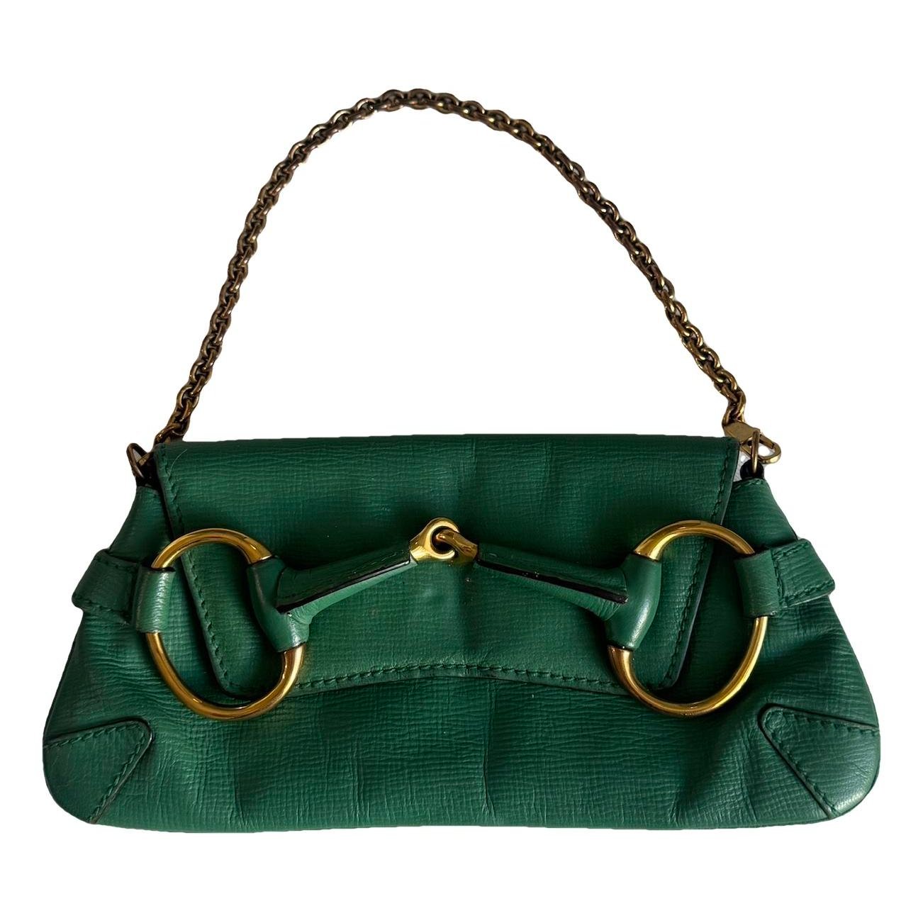 Horsebit Chain leather handbag