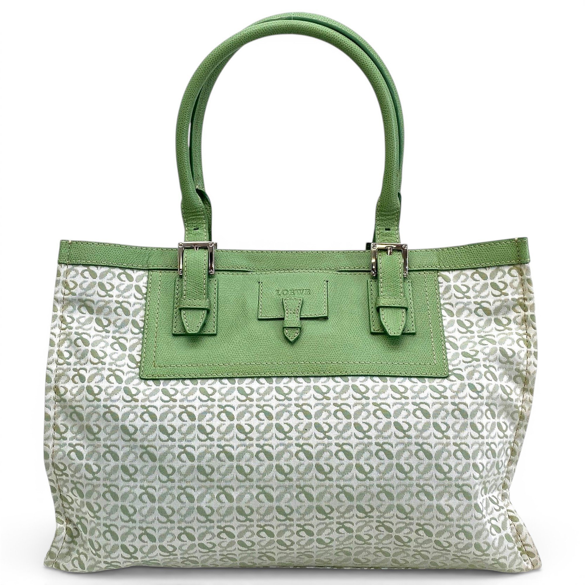 Anagram leather tote