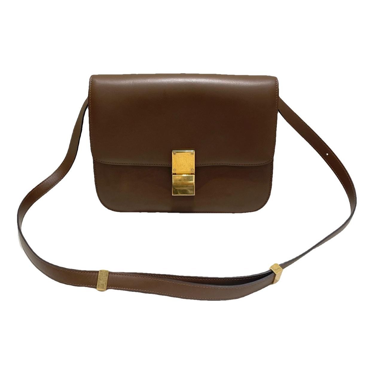Classic leather crossbody bag