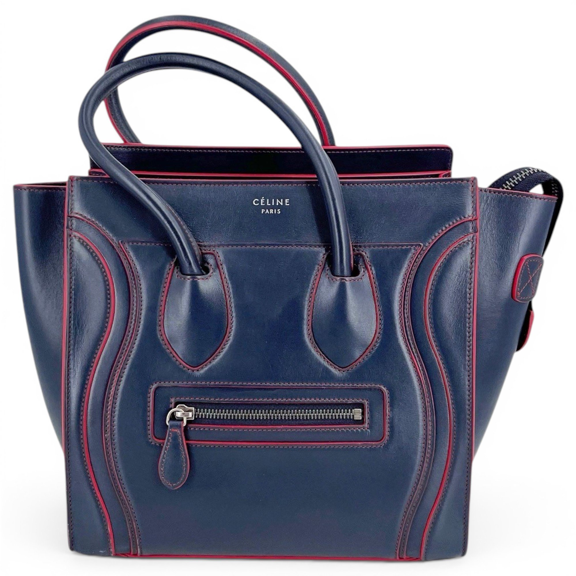 Luggage leather handbag