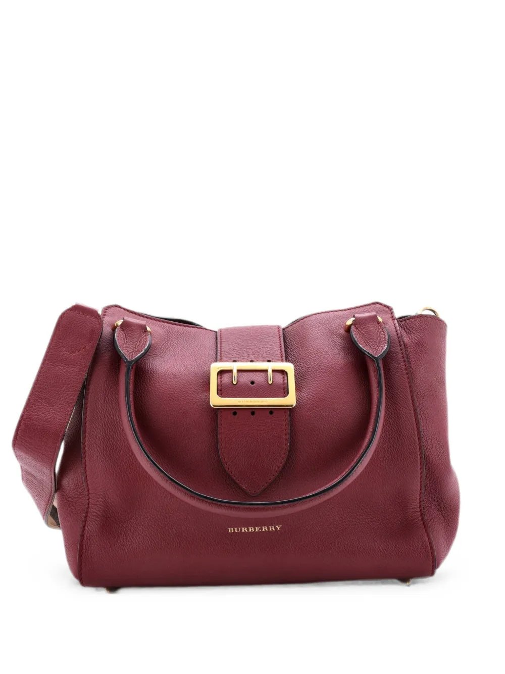 Buckle Leather Medium tote bag