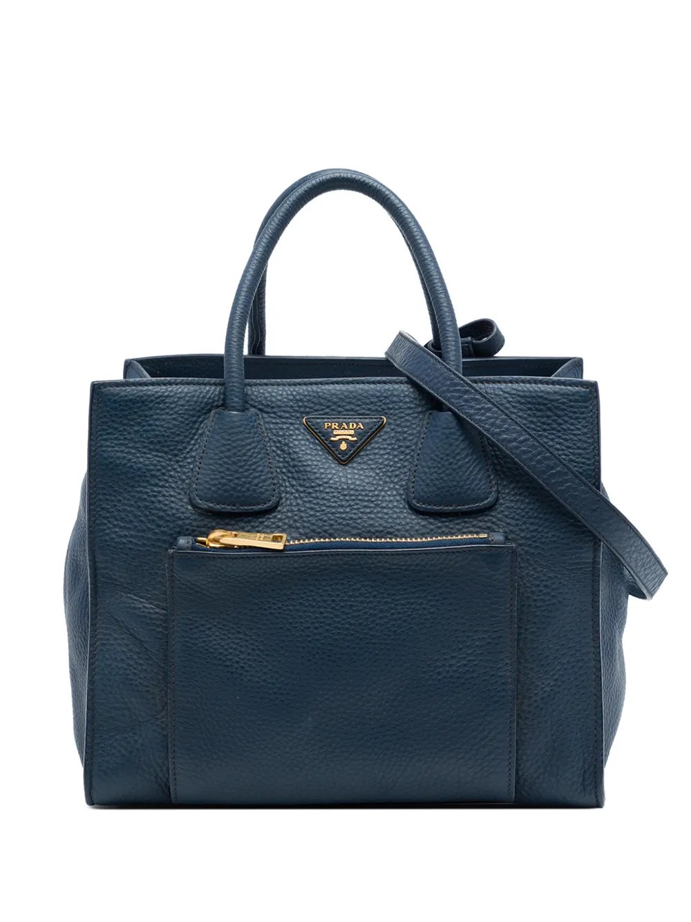 2010-2026 Vitello Daino Front Pocket Open Convertible Tote satchel