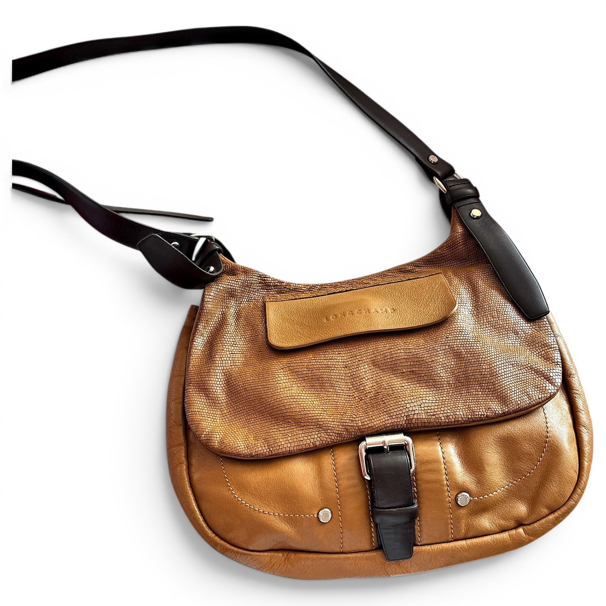Leather crossbody bag